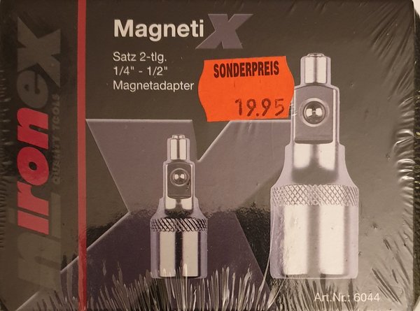 Magnetadapter / Magnetix 1/4" + 1/2" Nironex 6044 NEU