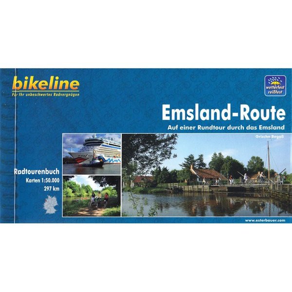 Bikeline Emsland-Route 1:50.000 (ca. 297 km)