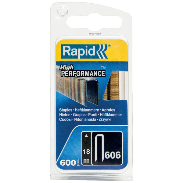 Rapid® - Klammern 606/18 mm Stahl 600er Pack