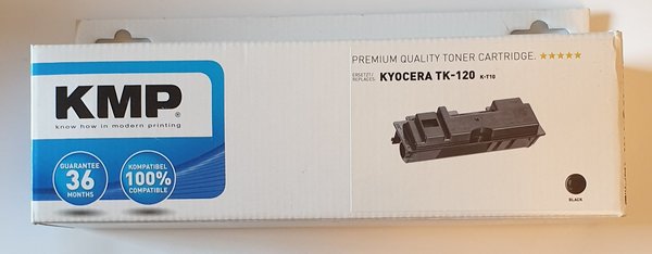 KMP Toner K-T10 (schwarz) ersetzt Kyocera TK-120